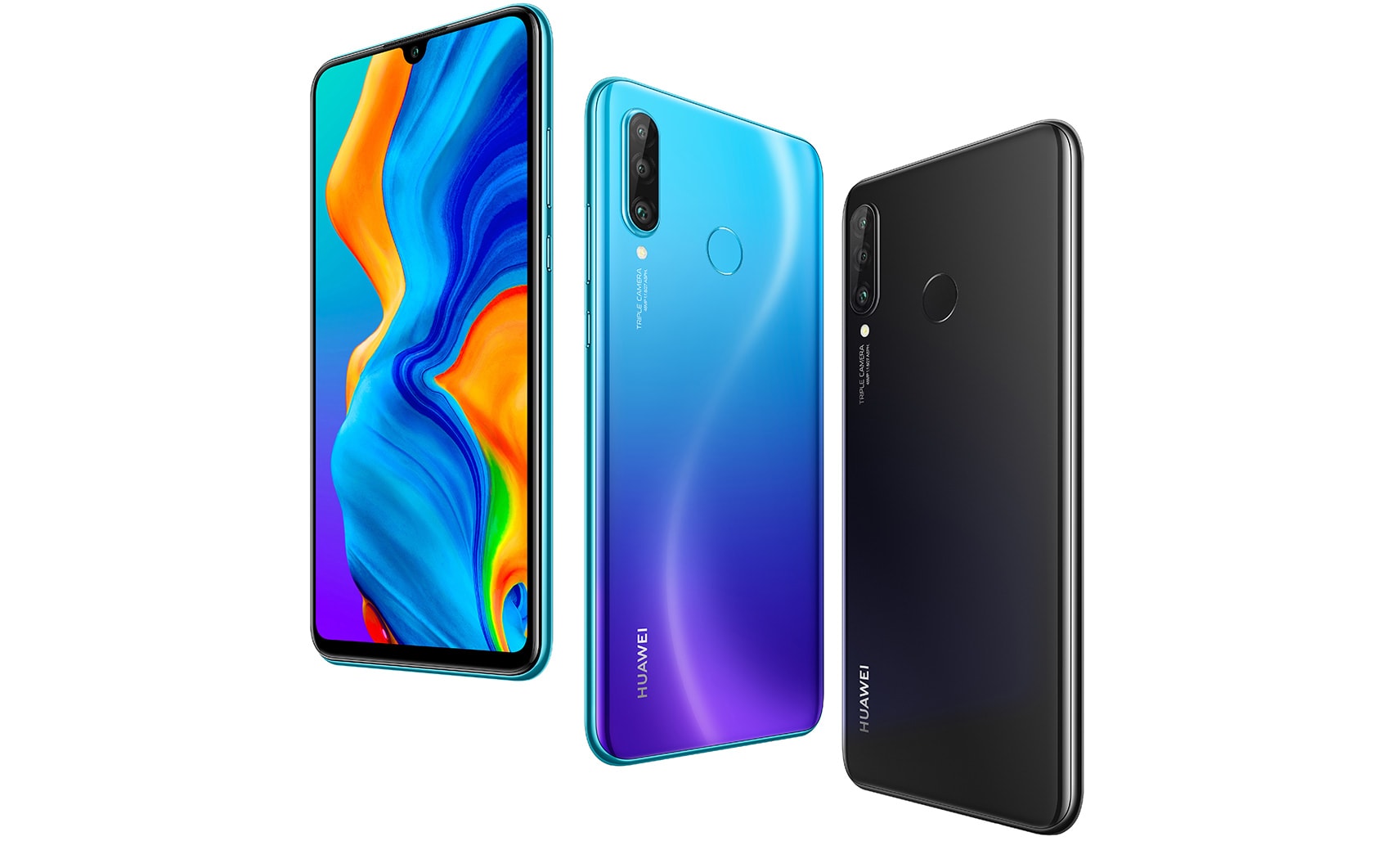 Telefon HUAWEI P30 Lite, 128GB, 4GB RAM, Dual SIM, Midnight Black